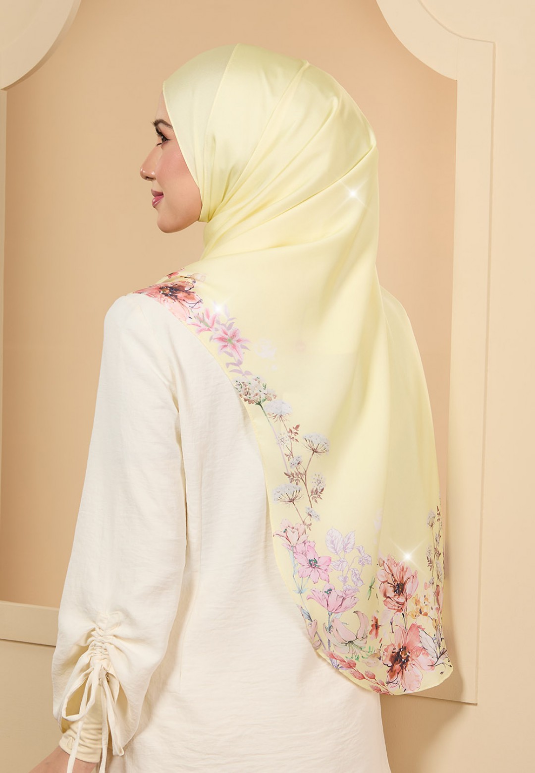 INSTANT SHAWL JASMIN PRINTED DIAMOND