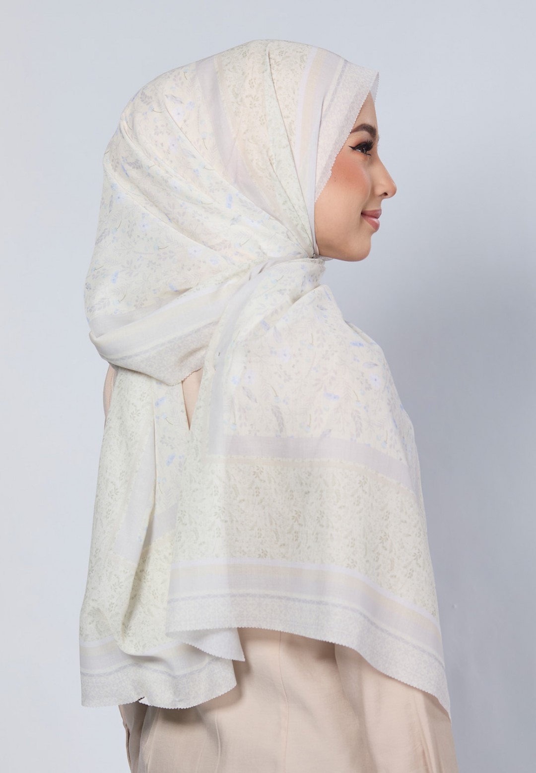 SHAWL LUNARIA VOILE LASERCUT