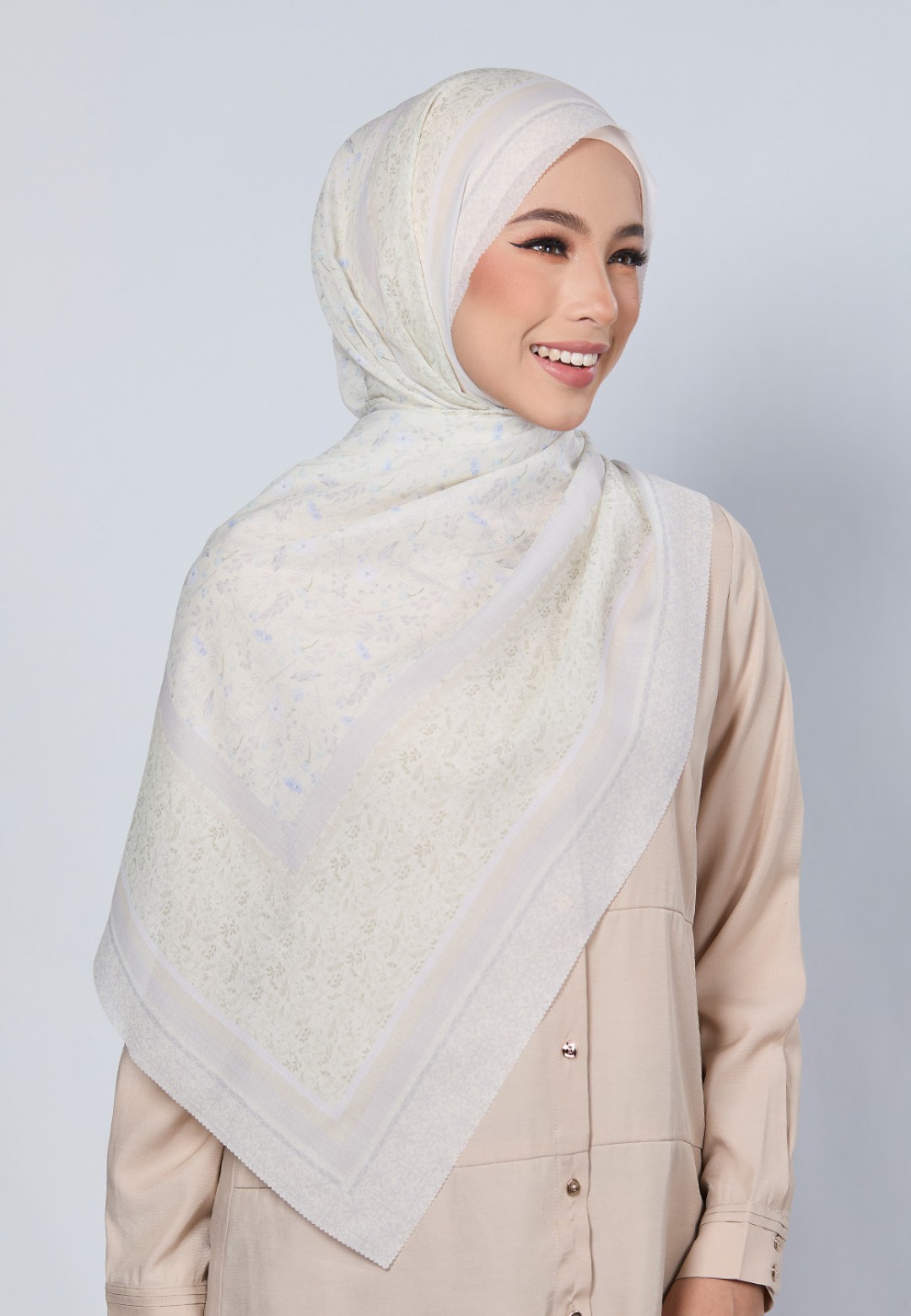 SHAWL LUNARIA VOILE LASERCUT