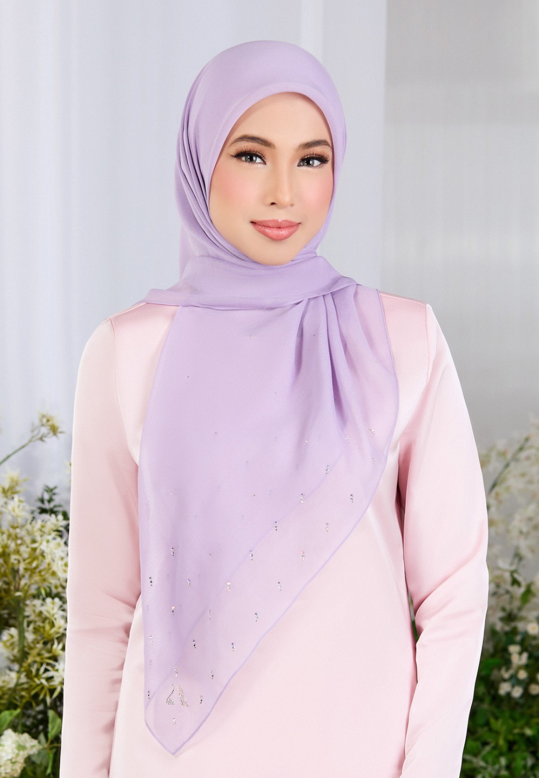 SQ GLORIBLOOM VOILE PLAIN DIAMOND
