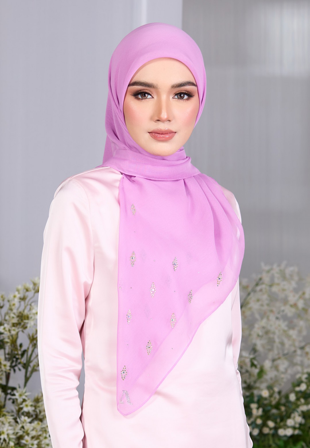 SQ DAZELLE VOILE PLAIN DIAMOND