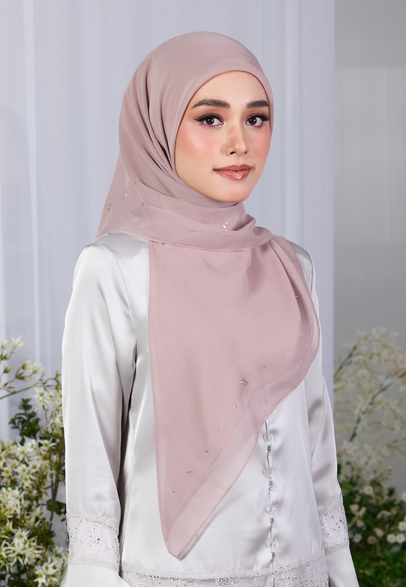 SQ CRYSTAROSE VOILE PLAIN DIAMOND
