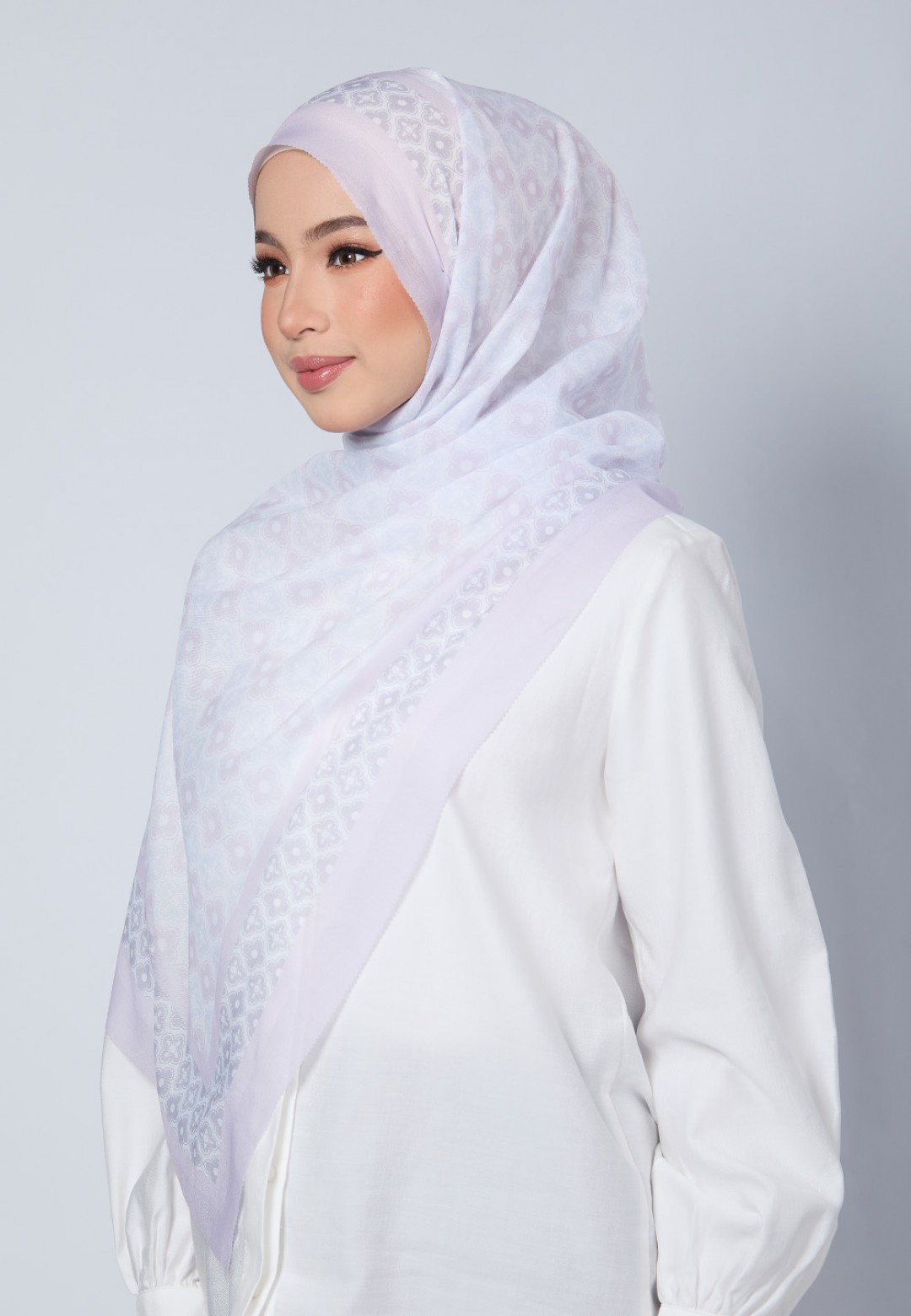 SHAWL JULIA VOILE LASERCUT