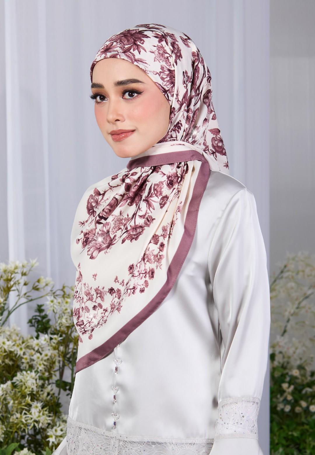 SQ SAMIRA TWILL PRINTED DIAMOND