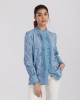 LILAH BLOUSE IN FADED DENIM