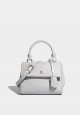 LIA SATCHEL CROSSBODY IN LIGHT GREY