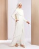 MADIHA JUBAH IN IVORY