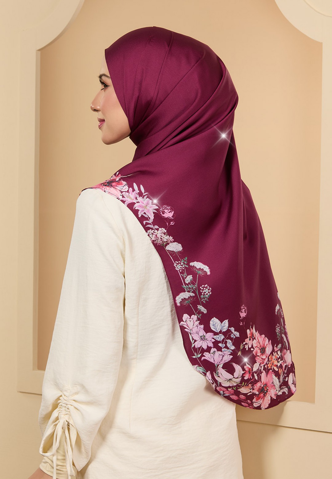 INSTANT SHAWL JASMIN PRINTED DIAMOND