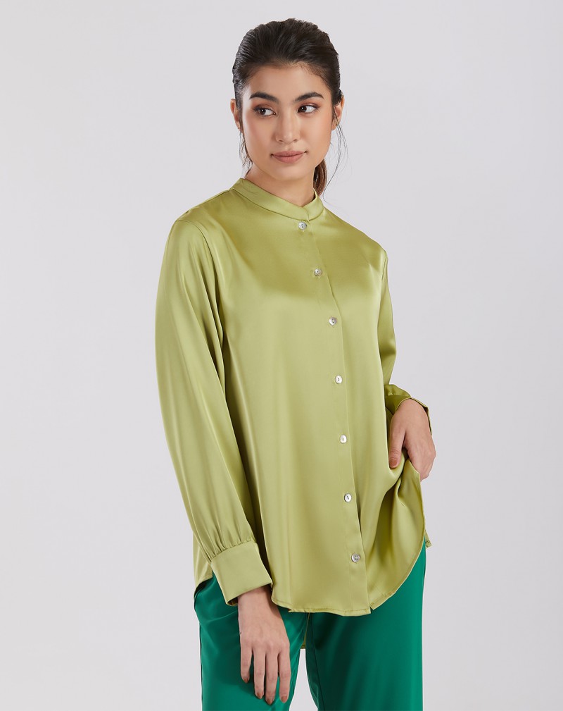 MAISY SATIN BLOUSE