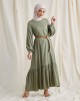 MALEA DRESS IN DUSTY GREEN