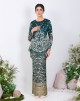 MAREELA BAJU KURUNG IN DARK GREEN