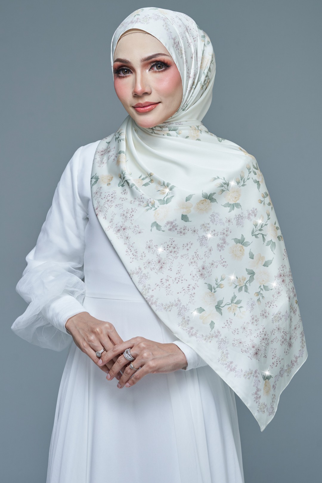 SHAWL PETALS PALS PRINTED DIAMOND