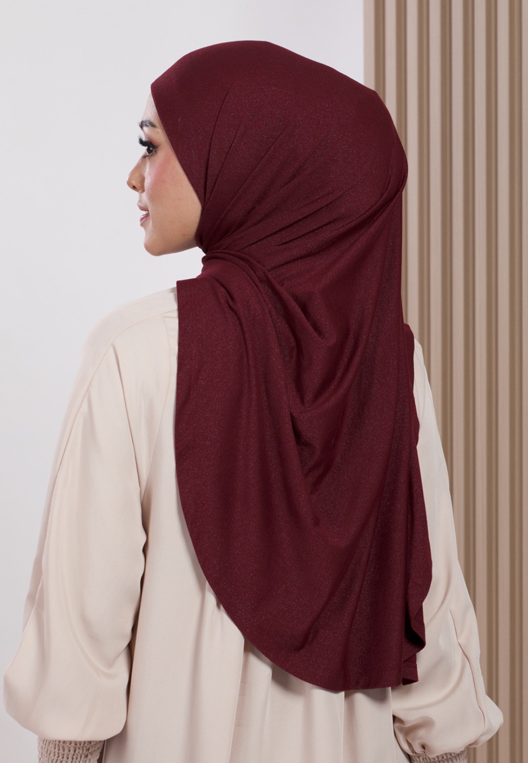 AFRAH INSTANT SHAWL  TIE BACK