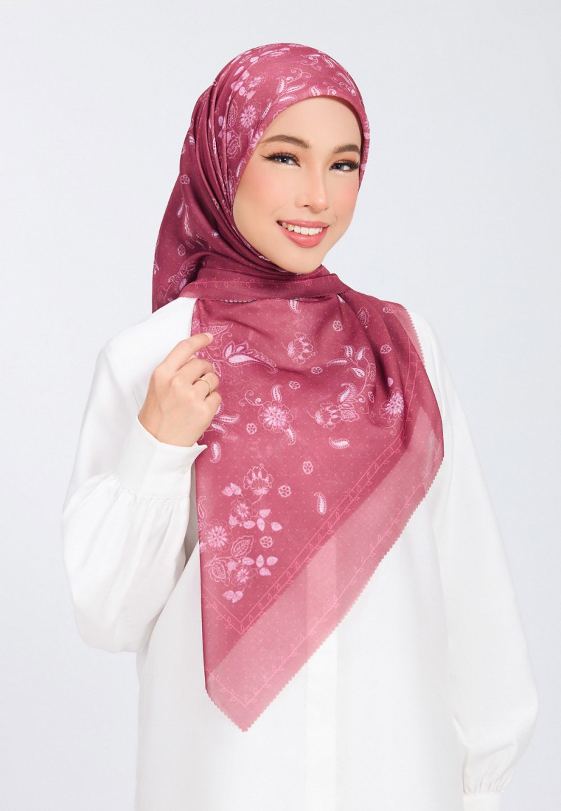 SQ SAPHIYAH VOILE PRINTED LASERCUT