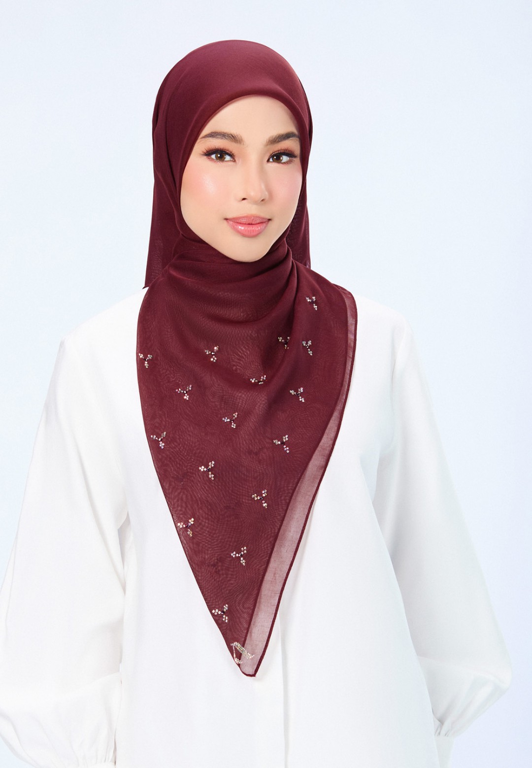 SQ CRYSTALLIQUE VOILE PLAIN DIAMOND