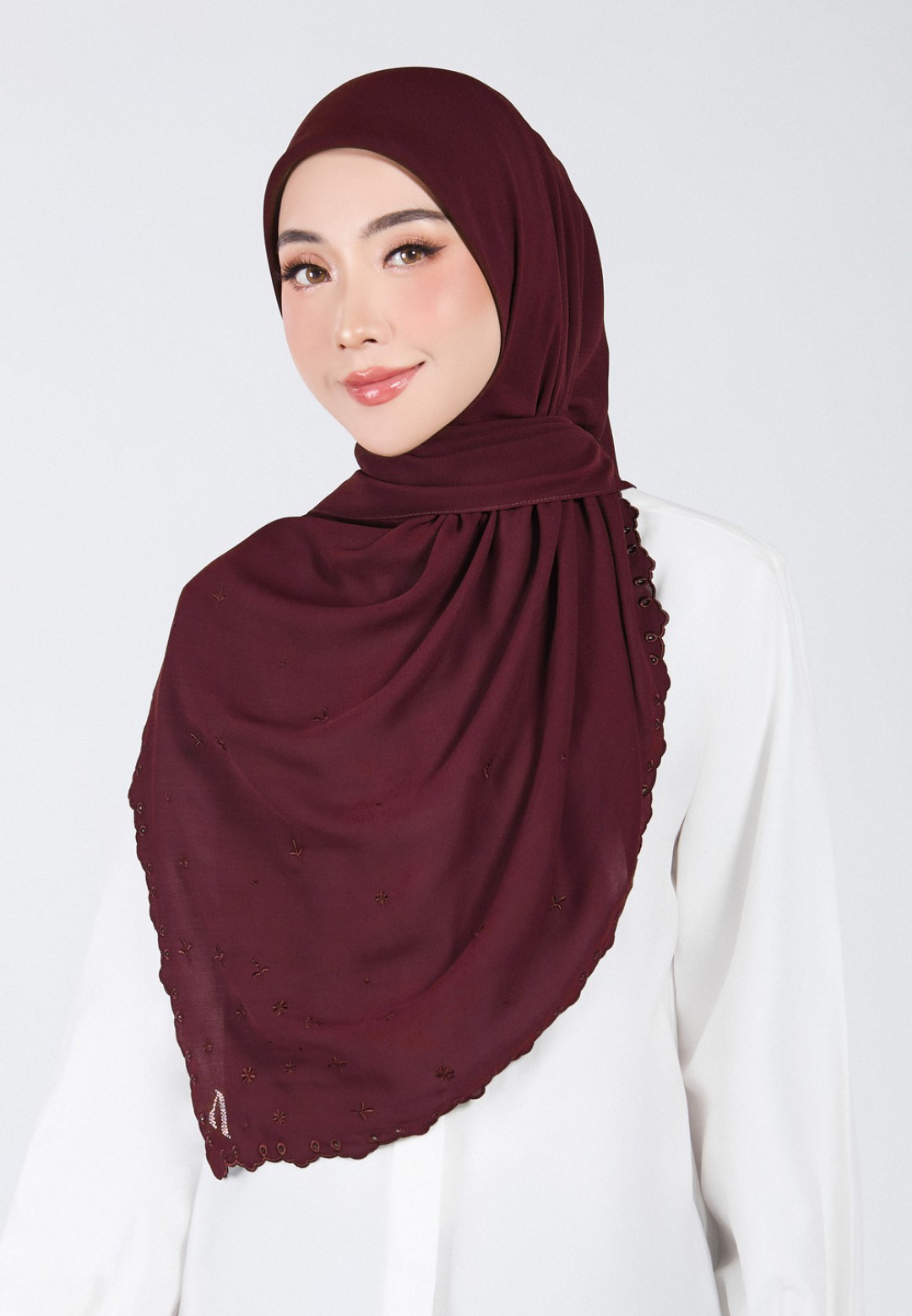 SQ ELYROSE PLAIN EMBROIDERY