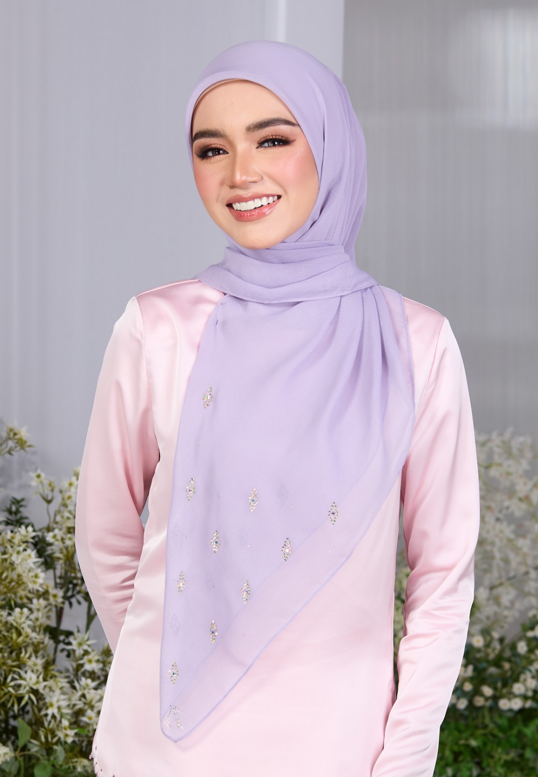 SQ DAZELLE VOILE PLAIN DIAMOND