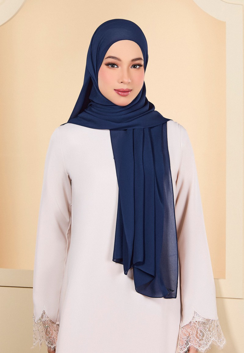 SHAWL HOUDA SILKY CHIFFON PLAIN