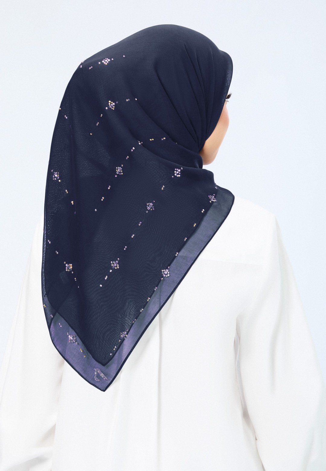 SQ LILYORA VOILE PLAIN DIAMOND