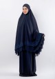 TELEKUNG INAYA PLAIN EMBRODIERY IN MIDNIGHT BLUE