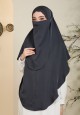 KHIMAR NAJIAH PLAIN LACE IN MIDNIGHT BLUE