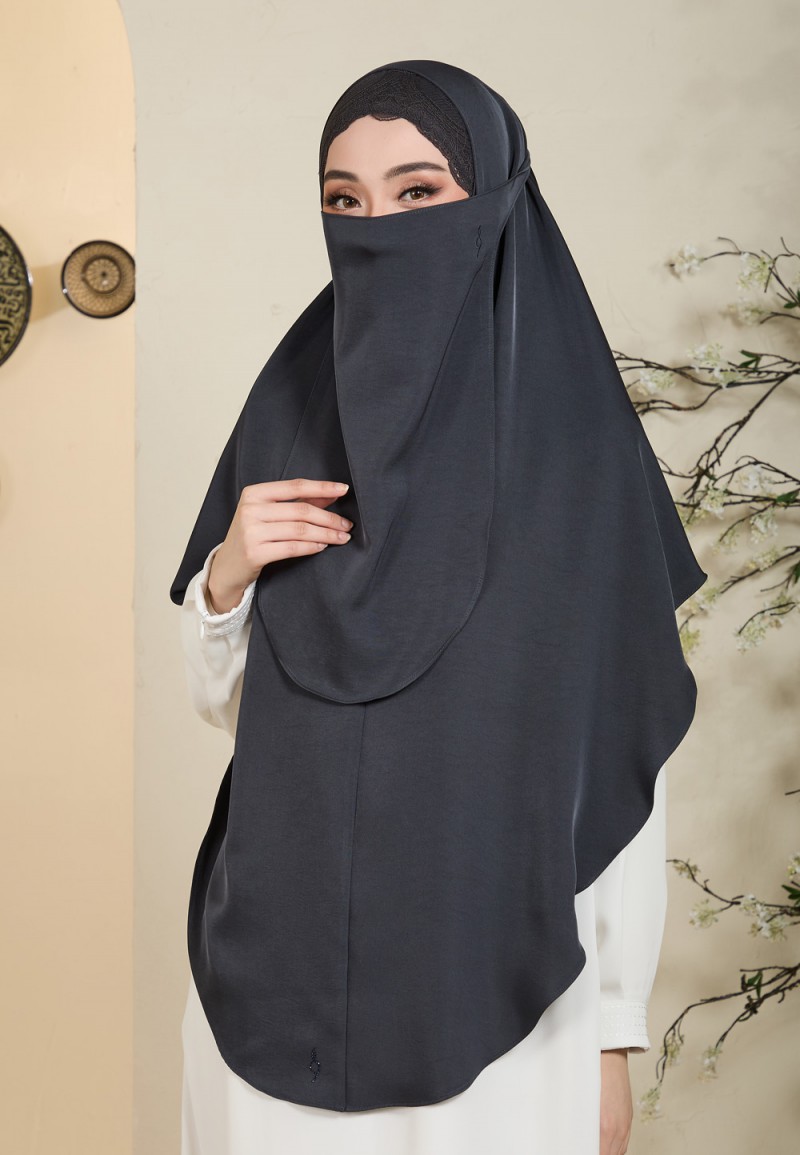 KHIMAR NAJIAH PLAIN LACE