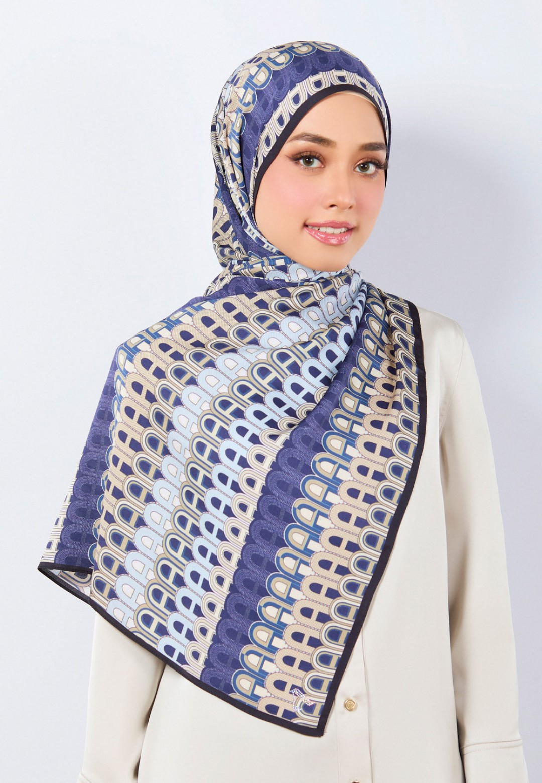 SHAWL A MONO PRINTED