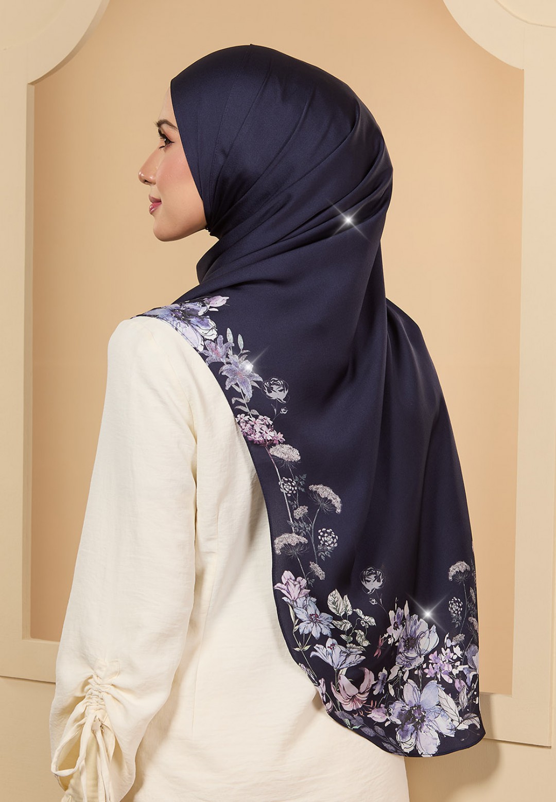 INSTANT SHAWL JASMIN PRINTED DIAMOND