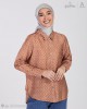 MINERVA BLOUSE IN BROWN