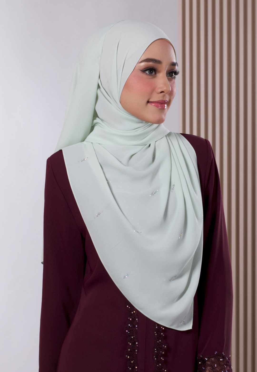 SHAWL WARDIYAH PLAIN DIAMOND 238