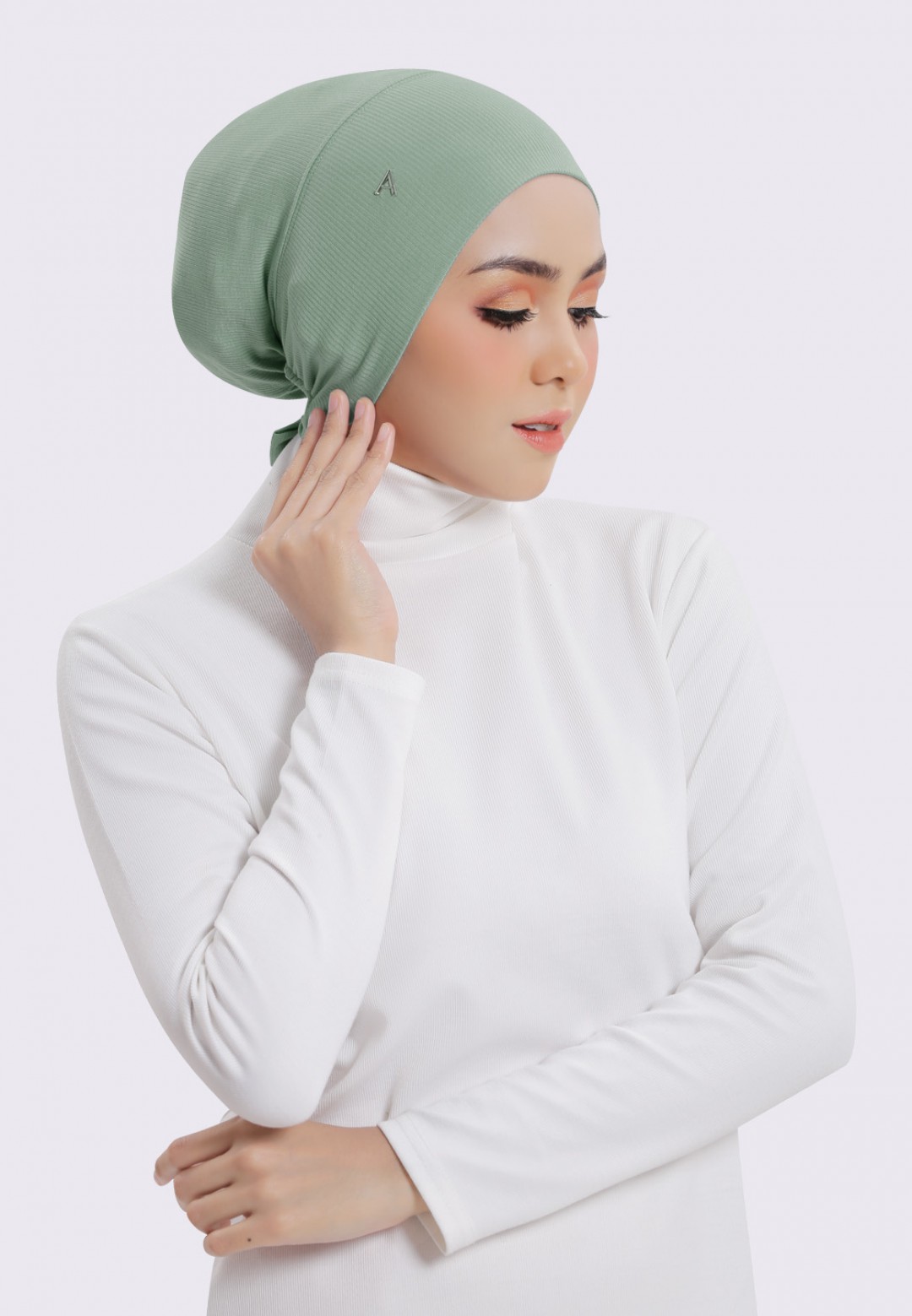 RIBBED KNIT TIE BACK INNER 69