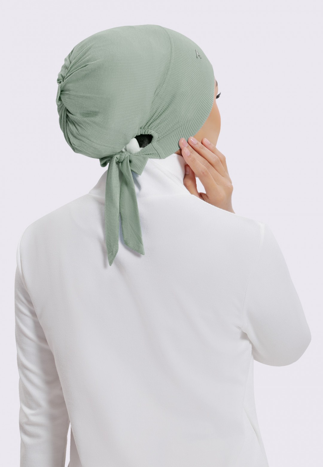 RIBBED KNIT TIE BACK INNER 69