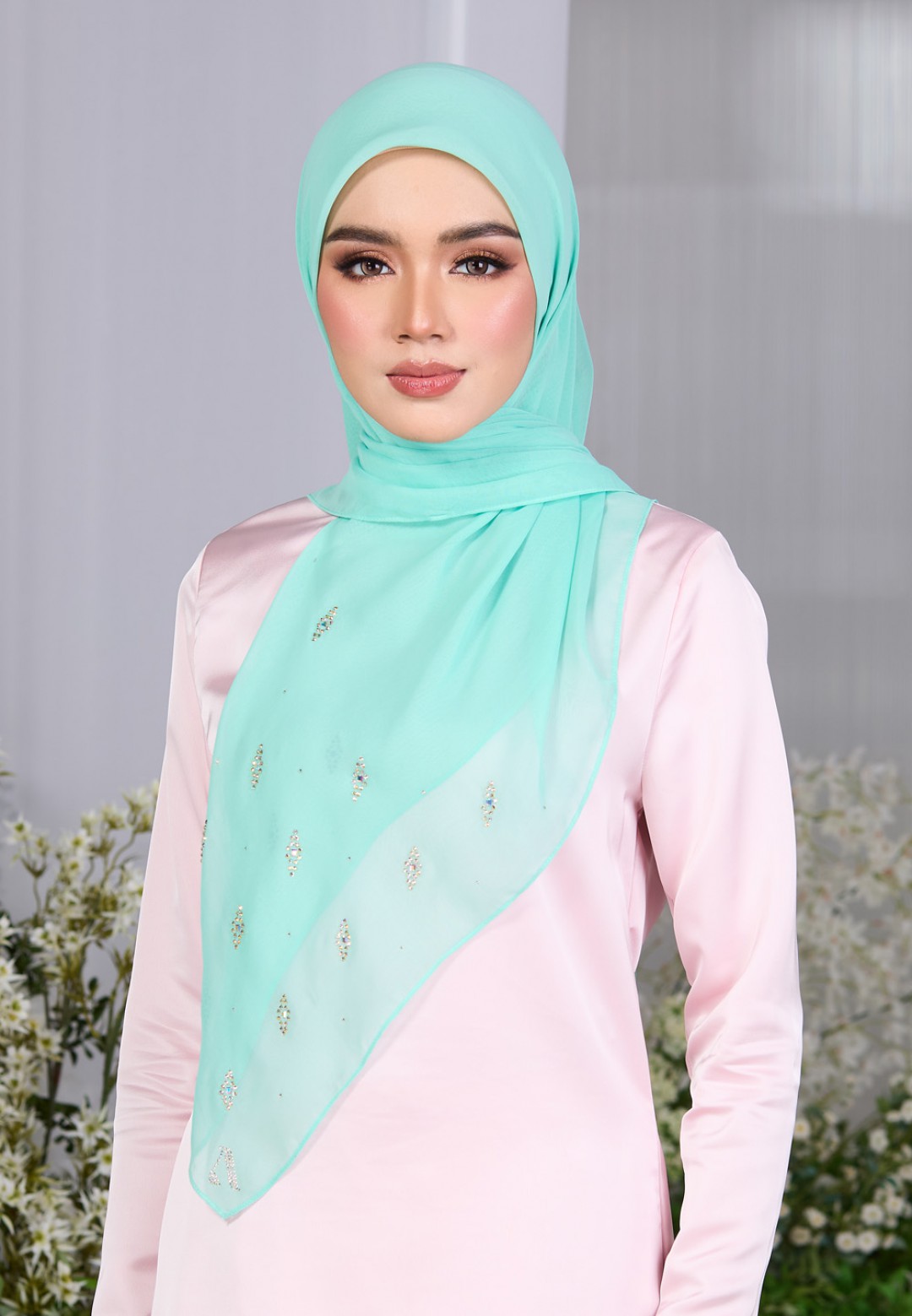 SQ DAZELLE VOILE PLAIN DIAMOND