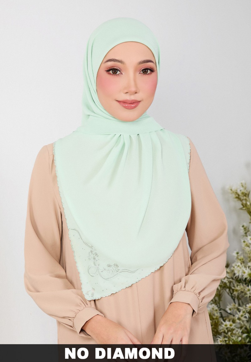 SQ FLUERITH PLAIN EMBROIDERY