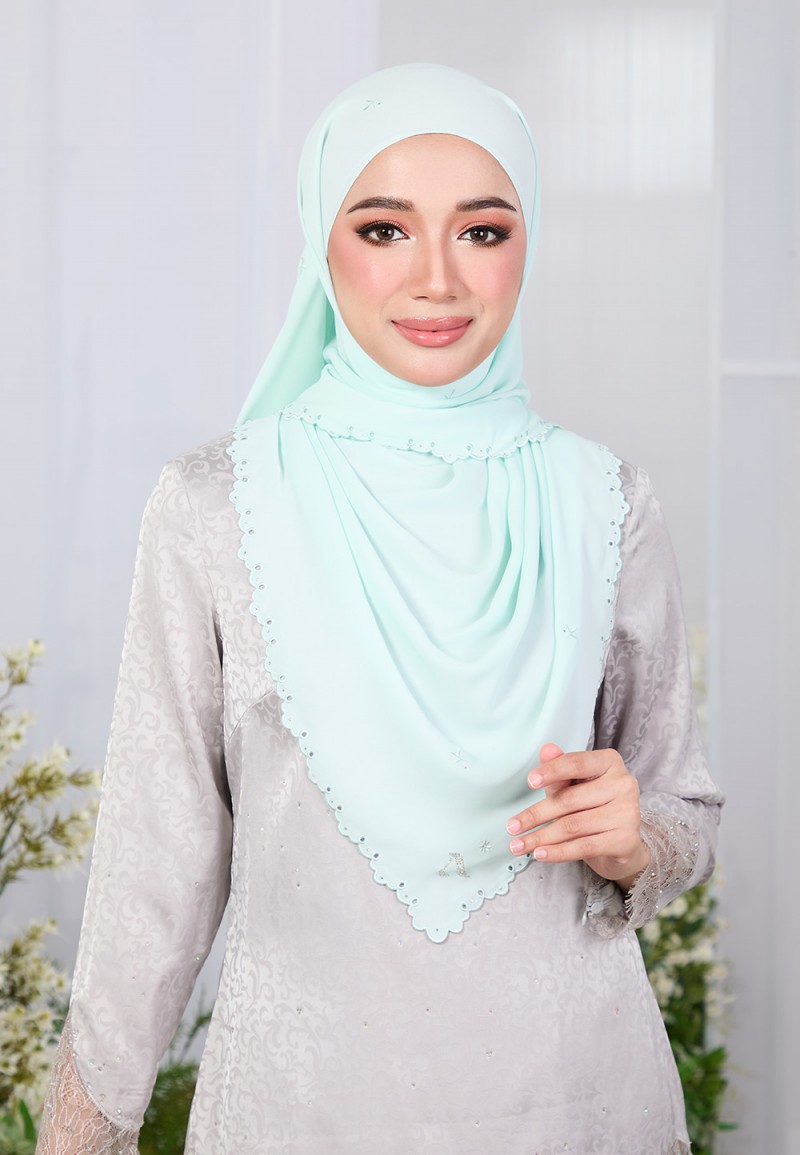 SHAWL ZARRA PLAIN EMBROIDERY