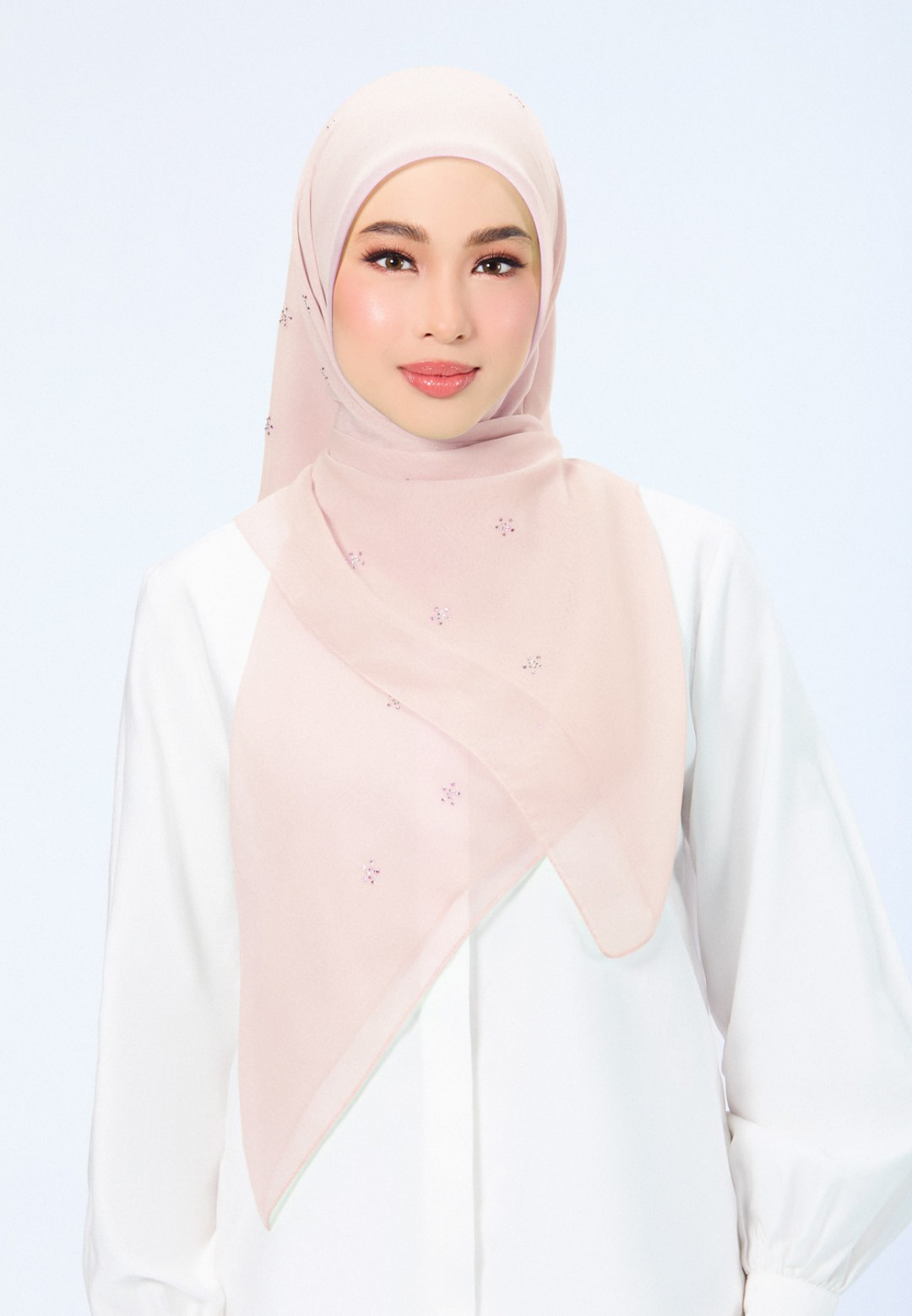 SQ FLORELLIS VOILE PLAIN DIAMOND