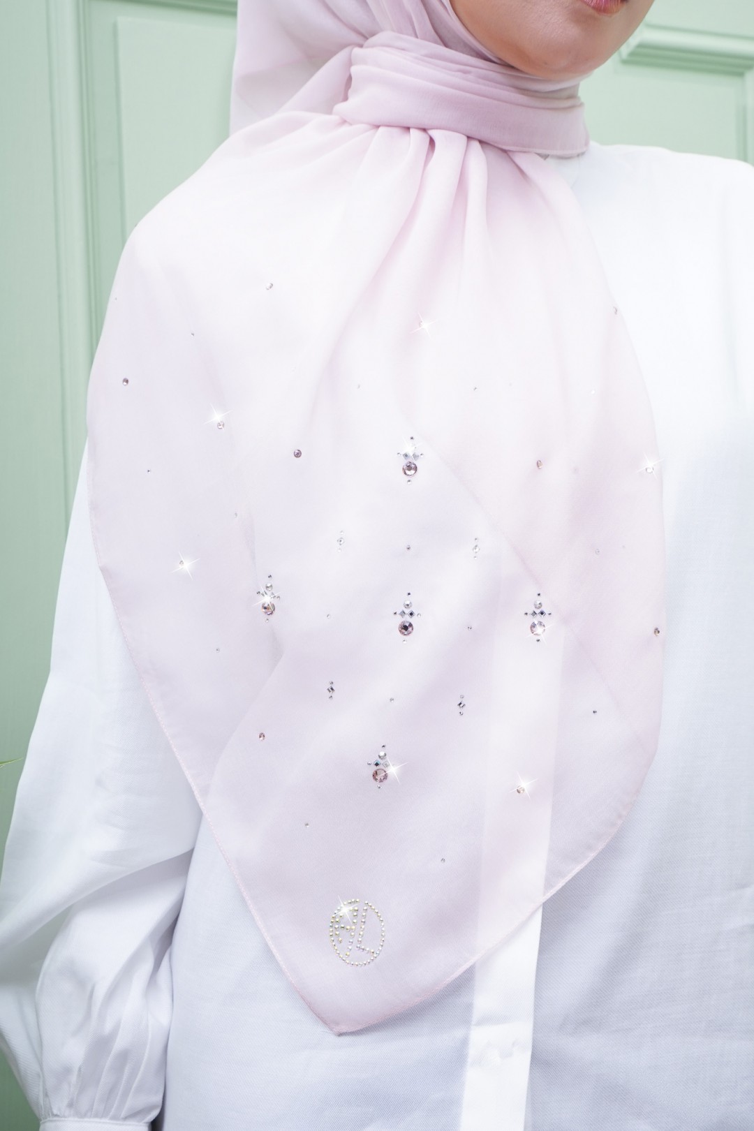 SQ QASEH VOILE PLAIN DIAMOND
