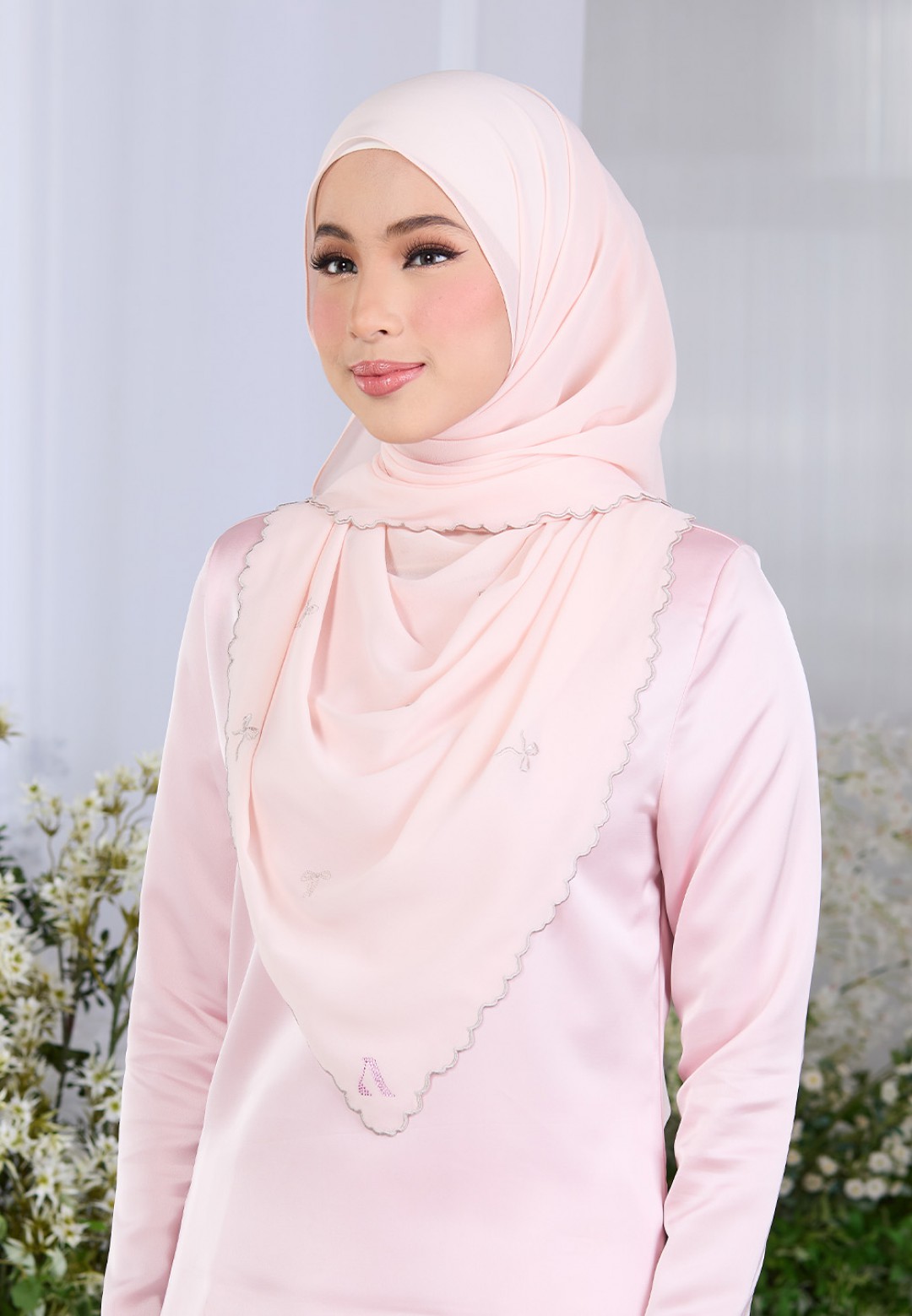 SHAWL ROXY PLAIN EMBROIDERY