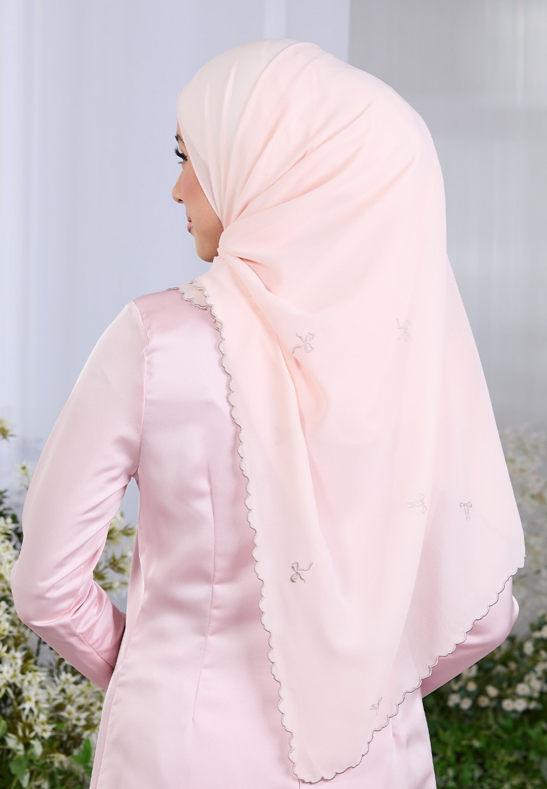 SHAWL ROXY PLAIN EMBROIDERY