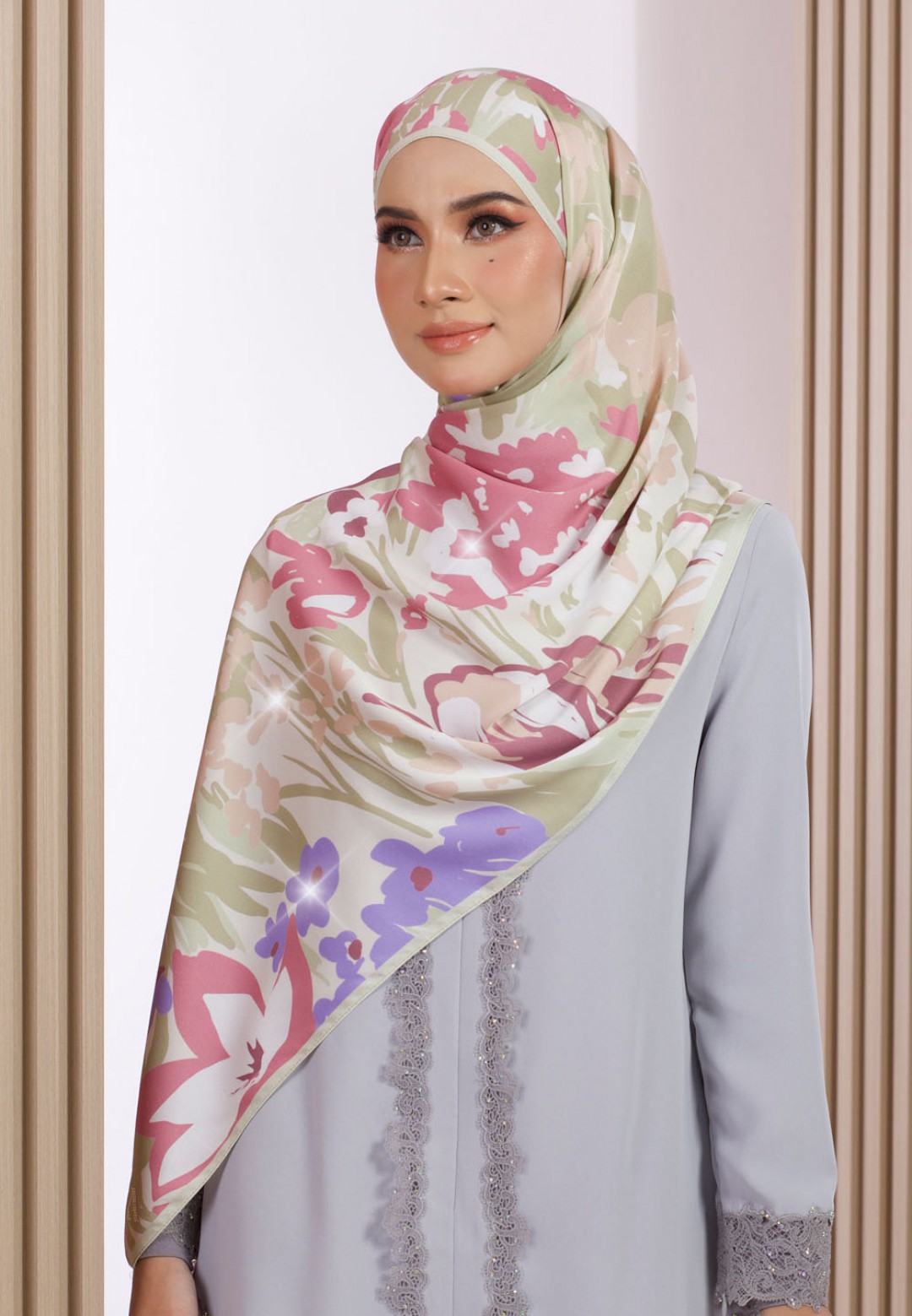 SHAWL 298 ASMA PRINTED DIAMOND