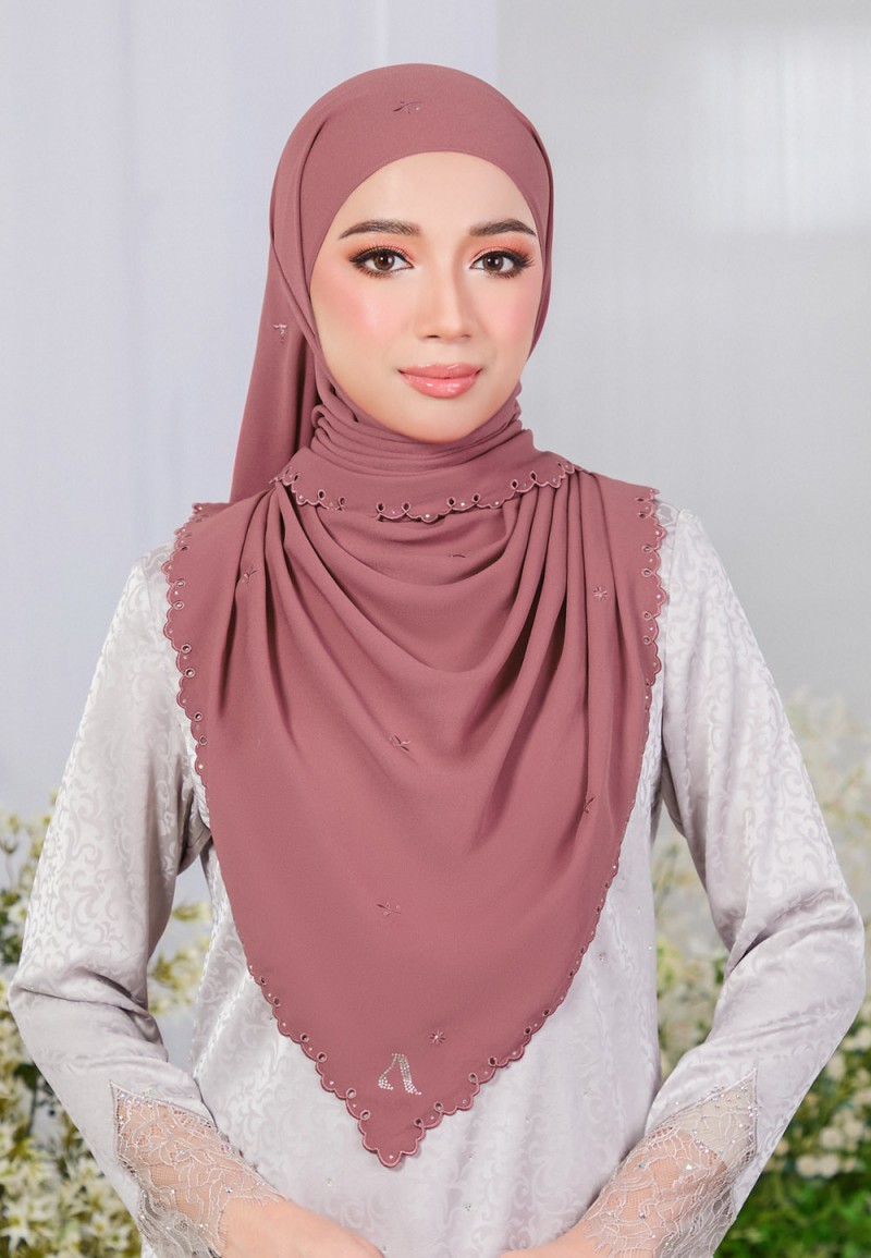 SHAWL ZARRA PLAIN EMBROIDERY