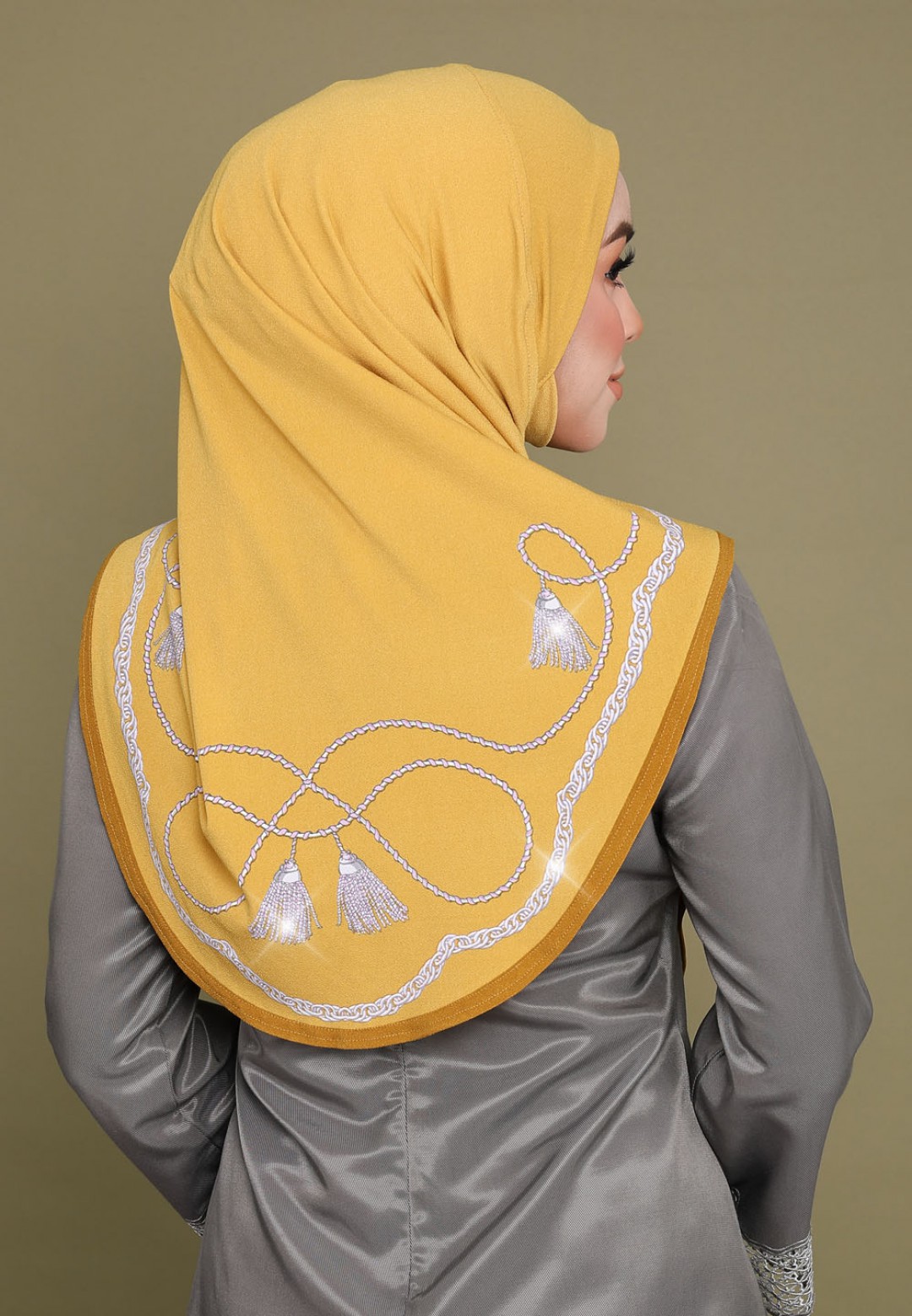 TIARA TWIN TASSEL STD PTD DIAMOND 345