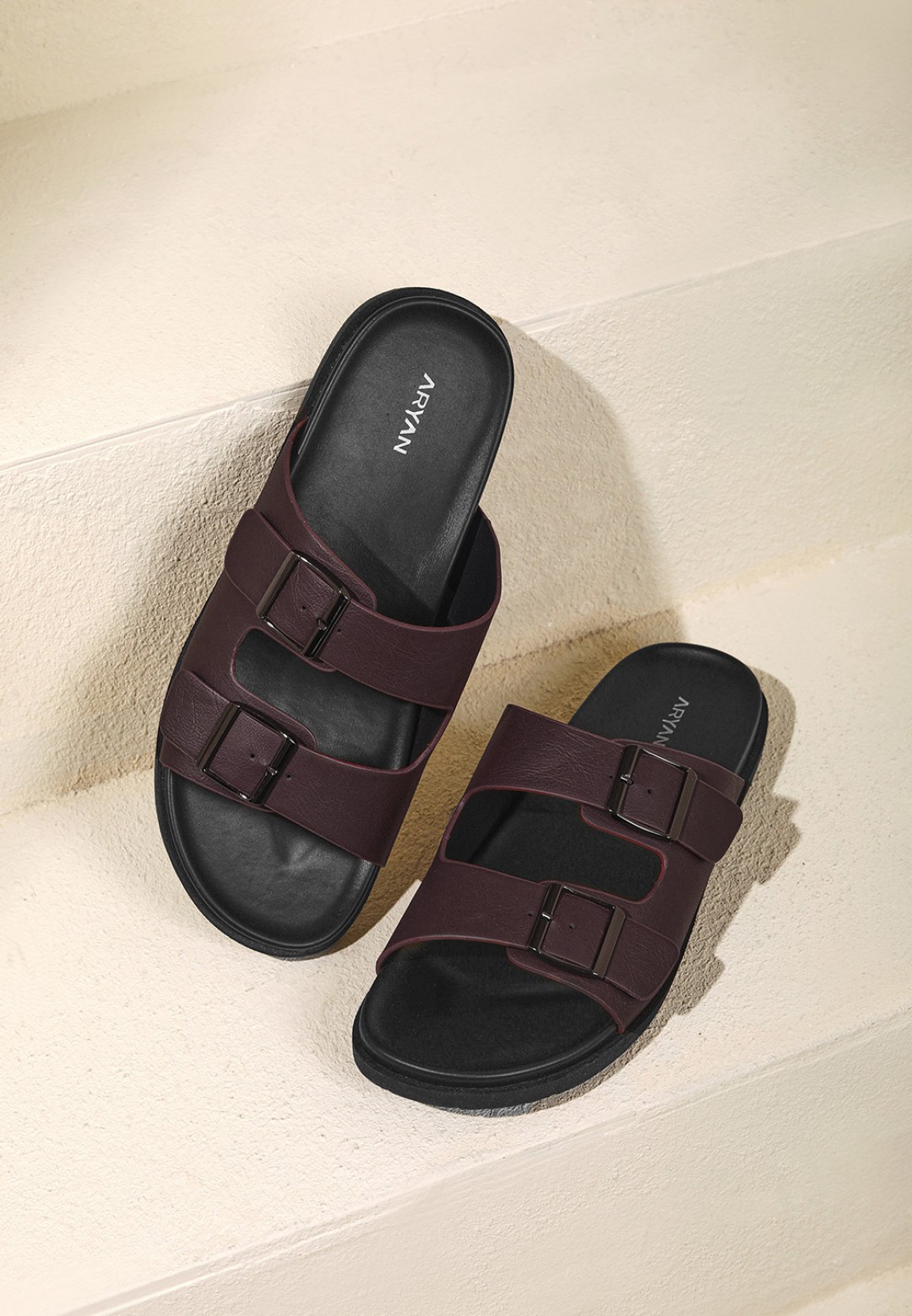 DOUBLE STRAP SANDALS