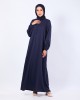 NADA JUBAH IN NAVY BLUE