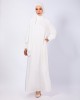 NADA JUBAH IN WHITE