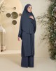NAHAR TUNIC BLOUSE IN NAVY BLUE