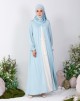 NARIMAN CARDIGAN JUBAH IN BABY BLUE
