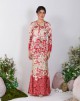 NAURA BAJU KURUNG IN BRICK RED