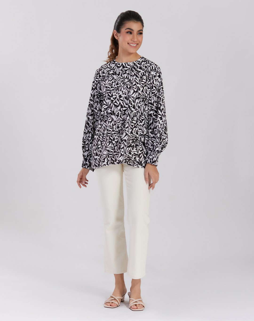 NOMI PRINTED BLOUSE