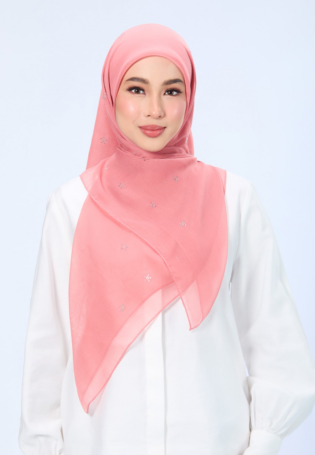 SQ FLORELLIS VOILE PLAIN DIAMOND